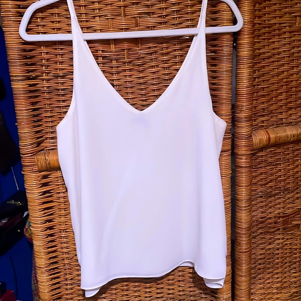 Off white chiffon cami by TopShop